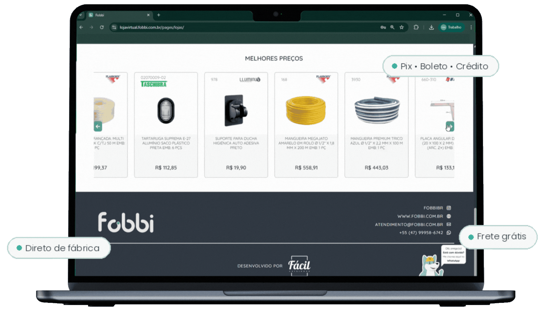 Plataforma Fobbi em ação
